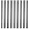 Myard 29 Inches Grooved Estate Square Aluminum Deck Balusters for Decking Railing Patio Fence, Modern Look (25-Pack, Matte Black)