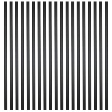 Myard 29 Inches Grooved Estate Square Aluminum Deck Balusters for Decking Railing Patio Fence, Modern Look (25-Pack, Matte Black)