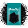Renfio Black Chunky Glitter, 3.5 Oz (100g) Mixed Fine Powder PET Flake Iridescent Sequins Face Black Glitters for Halloween, Craft Resin, Tumbler Ornament Painting, Hair Body, Wedding Decor - Black