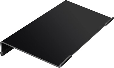 Egchi Acrylic Computer Keyboard Stand for Desk, Keyboard Riser Tilt Lift, Keyboard Holder for Desktop, Desk Keyboard Lifter（Black）