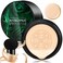 Mushroom Head Air Cushion CC Cream BB Cream Cushion Foundation Moisturizing Full Coverage Foundation Concealer Lasting Foundation Makeup Even Makeup Base Primer（Ivory）