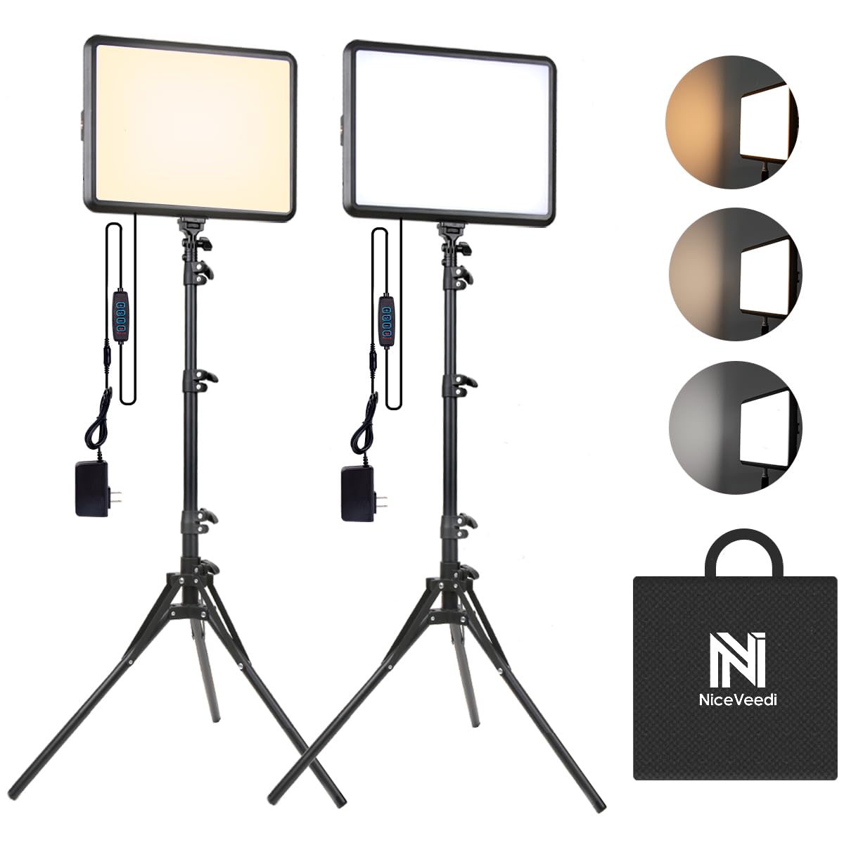 نايس فيدي Niceveedi Led Video Light Kit 22W