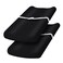 PHF Baby Changing Pad Covers for Boys Girls, 2 Pack Ultra Soft Breathable Microfiber Changing Pad Table Sheets for Most Baby Changing Pads, Black &amp; Black