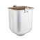 Bread Plate Household Bread Machine Baking Bucket Bread Machine Plate Bread Baking Pan Bread Machine Parts (square)