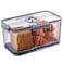 Gifhomfix Bread Box Bread Boxes for Kitchen Counter Airtight, Time Recording Bread Storage Container with Lid, Bread Keeper for Homemade Bread, Toast, Bagel, Donut and Cookies, Grey