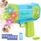 Bubble Machine Gun Mini Bubble Gun for Toddlers, Bubble Maker Blower Toys with Lights,4000+ Bubbles Per Minute for Boys Girls Toddlers Outdoor Indoor Birthday Wedding Party (Blue) (Green)