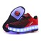 Yogeeft Kids Shoes with Wheels &amp; LED Flashing Sneakers for Gifts Rechargeable Roller Skate Shoes Retractable Shoes for Birthday Gift Size 6.5 Big Kid Red