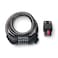 UVTQSSP 4 Ft Bike Cable Lock 5-Digit Combination Bicycle Cable Lock E-Scooter Lock with Mount 0.47&ldquo; Diamete Keyless Bike Locks Bike Lock for Kids Electric Scooter Heavy Duty Anti Theft Black