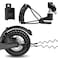 Ainiv Disc Brake Lock, E Scooter Lock Anti-Theft, Cable Bike Lock Waterproof 5FT /12mm Cable with 2 Keys for Scooter, Bike, Electric Bike, Skateboards, Strollers, Lawnmowers with Lock Holders-Black
