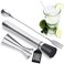 Muddler for Cocktails Set Muddler Cocktail Spoon Set - Bar Muddler for Cocktails Set with Cocktail Stirring Spoon for Delicious Mojitos and Fruit Drinks - Mojito Mixer Bar Muddler Tool Drink Stirrer