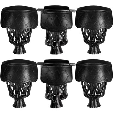 Collapsar Pool Table Pockets,Leatherette Billiard Pockets Set of 6,Replacement Pockets for Pool Table Accessories