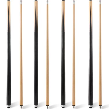 JEPNJPU Pool Cue Stick,Hardwood 36inch/42inch/48inch/57inch Billiard Cue Sticks Set of 2/4,Table Pool Stick for Beginners,Cue for Pool Table,Pool Sticks with 13mm Tip