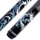 AB Earth 58 inch Hand-Painted Series 2-Piece Billiard Pool Cue Stick with Irish Linen Wrap (Black, 19oz)