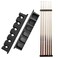 Go Pal CR1 Black Pool Cue Holder, Wall Mount Pool Stick Rack, Pool Cue Set Rack for 6 Cues Stick Storage, Pool Table Rods Organizer