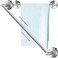 DGYB Adjustable Suction Cup Towel Bar for Bathroom 14 Inch ~ 27 Inch Brushed Nickel Towel Rack Stainless Steel Bath Towel Holder for Glass Shower Door