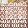 JULBEAR Birthday Cookie Stencils, 36 Pieces Reusable Coffee Decoration Stencils Templates Tools for Cookies Baking Painting Dessert Decoration DIY Birthday Party Decor