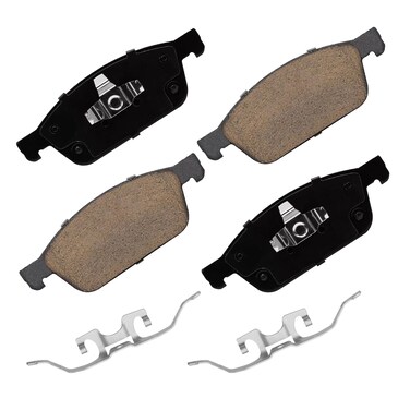 HYFTJYZ Ceramic Front Brake Pads Compatible with Ford Escape and Ford Transit Connect,Automotive Replacement Brake Pads Front Set for Car,Reliable Stopping Power,No squeaking,Easy to Replace (HZ1668)