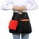 Bafelia Waterproof Server Apron for Women with 7 Pockets,Quickly Put on and Take off Waitress Aprons,Work Apron for Bartender Barista (Black)