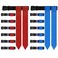 Uikro Flag Football Belts, 14 Player Adjustable Flag Football Set for Sports Training Competition (Red &amp; Blue)