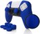 Foamy Lizard SensePro PS5 Controller Skin   Dock Compatible, Soft Flat Anti-Slip Studded Silicone Gel Grip Cover for PlayStation 5 Dualsense, Rubber Protector Plus 8 Raised Thumb Grip Caps (Blue)