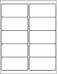 10 Up - Shipping Address Labels - 2" x 4" - 250 Labels