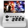 Koiiko Arcade Fight Stick Joystick for Switch/PS4/PS3/PC/Tablet/iOS/Android Game Controller, with Turbo/Macro Functions, Emulators for Classic Gaming, Street Fighter IV CE, NeoGeo, Big Gamepad, White