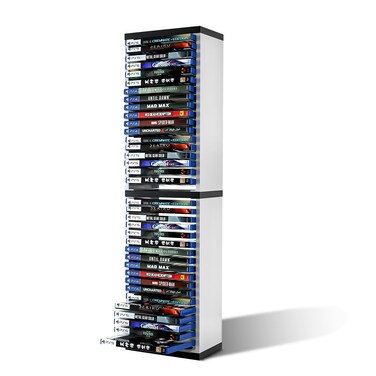 ECHZOVE Game Card Box Storage Stand for PS5 Xbox Games, Storage Tower for Xbox Game Card Box Holder Vertical Stand - for Video Games 36 PCS