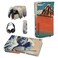 PlayVital Full Set Skin Sticker for ps5 Slim Console Disc Edition (The New Smaller Design), Vinyl Skin Decal Cover for ps5 Controller &amp; Headset &amp; Charging Station &amp; Media Remote - The Great Wave