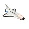 Diecast Space Shuttle (6") with Lights, Sound and Pullback Motion (1 Pack) Battery Operated Spaceship Outer Space Astronaut Cosmos Exploration Theme Party Favor Decor