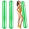 ShinyRelief 2 Pcs Pool Inflatable Sticks 59 Inch Jumbo Inflatable Pool Noodles PVC Swimming Noodles Adults Float Water Noodles Outdoor Water Games Toy for Beach Swimming Pool Lake(Green)