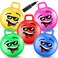Tinlade 5 Pcs 22 Inch Hopper Ball Bouncy Balls with Handles for Kids Inflatable Hippity Hop Balls for Kids Bouncing Ball Sit on Kids Bouncy Ball Bounce Ball Exercise Ball with Pump for Boy and Girl