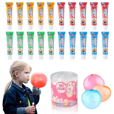 LM.XDBQ 20Pcs Blow Plastic Bubbles Plastic Bubbles Toys Large Bubble Balloons for Schools Party Birthday Gift