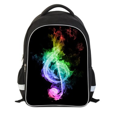 ZRENTAO Kids Backpack, 3D Reflective Cartoon, 600D Polyester &amp; Dual Zippers, 17" Bookbag with Ergonomic Design for boys &amp; girls age 6-18, Gorilla Space Style for school Children Kids