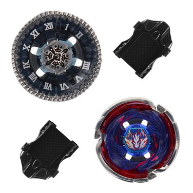 Magicmode Bey Battling Top Metal Fusion Set-2 Spinning Tops Battle Set with 2 Launchers for Kids &amp; Adults (BB104+BB105)