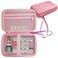 JCHPINE Hard Carrying Case for GiiKER Super Slide Brain Games, Protective Storage Holder for GiiKER Brain Teaser Puzzles Interactive Handheld Game Console Accessories (Case Only) (Pink)