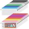 Smarpau 24PCS Pencil Pouches Bulk, 9.3" x 4.7"Mesh Zipper Pouch Pencil Case, 12 Colors Waterproof Small Zipper Pouches for Travel, Cosmetics, Office Organization