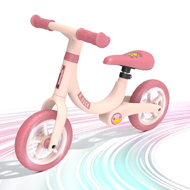 Luddy Lighting Toddler Balance Bike 2-5 Year, No Pedal Children Kids Push Training Bicycle - Adjustable Seat, EVA Flat-Free Glowing Tires, Birthday Toys for Boys &amp; Girls 24 Months+(PI)