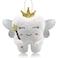 Tooth Fairy Pillow with Shiny Wings Embroidered Tooth Fairy Doll with Pocket Crystal Velvet Tooth Fairy Souvenir Boy Girl Gift (White) (White)