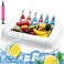 FillTouch Rectangular Inflatable Serving Bar Floating Drink Holder for Pool Inflatable Cup Holders Hot Tub Accessories for Adults Swimming Fun Drink Floats for Swimming Pool Party (White)