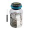 QPEY Large Piggy Banks for Adults, Digital Counting Money Jar, 1.8L Capacity Coin Counter Machine with LCD Counter, Change Jars for Saving for Boys, Designed for All US Coins