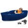 EKEPE Inflatable Sensory Chair for Kids, Sensory Toys for Autistic Children,60 inches Comfy Chair Sensory Pea pod with Pump - ADHD Chair Provide Sensory Input &amp; Therapeutic Compression - Blue