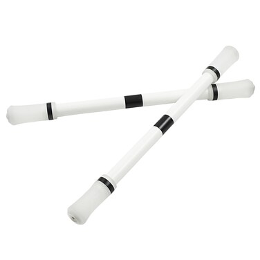 Hitefu 2PCS Spinning Pen, White Finger Spinner Pen Rotating Pen Spinning Trainer, Gaming Trick Pen Mod for Student &amp; Adults