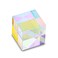 HDCRYSTALGIFTS 25mm Optical Glass X-Cube Prism RGB Dispersion Prism Physics and Decoration Light Spectrum Educational Model Photography Props