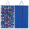 JOYMOMO Hanging Storage Organizer for Toy Cars Felt Display Case Hold Up 60 Toy Cars (Without Accessories)(Blue)