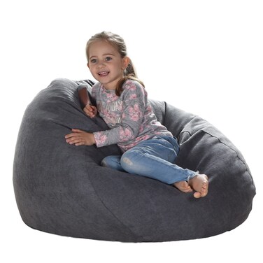 YuppieLife Kids Animal Storage Bean Bag Cover（No Filling Extra Large stuff'n Sit Toy Organizer Carrying Handle Available for Kids and Teenager（38&ldquo;,Letter）