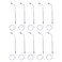10PCS Model Railway Train Lamp Post 1: 150 Scale Street Lights T N Scale LEDs Light 3V Train Scenery Miniature Accessories