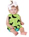 Spirit Halloween Baby Pebbles The Flintstones Costume - 0-6m