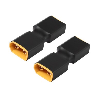 RIIEYOCA XT60 Male to Male Connector no Wire Adapter,XT60 Connector Adapter for RC FPV Car Plane Drone LiPo Battery etc XT60 Port Conversion