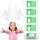 ETNRHP 100 Pieces Disposable Aprons Plastic Aprons for Kids Clear Smocks Disposable Waterproof Oil Proof Toddler Art Apron Children Cooking Apron for Painting Cooking Eating Teaching DIY Craft Picnic