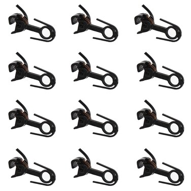 12pcs Model Trains HO Scale Horn Coupler Hook 17mm E-Z Mate Magnetic Knuckle Couplers for Freight Car Trains Railroad (Coupler)